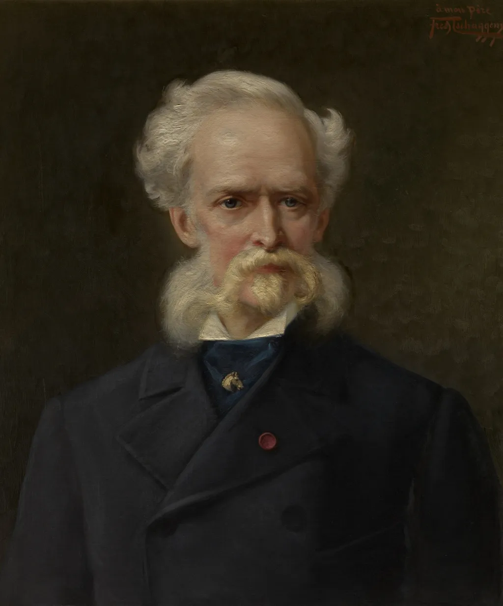 The Painter Charles Tsaggeny, by Frédéric-Pierre Tschaggeny, oil, 1896
