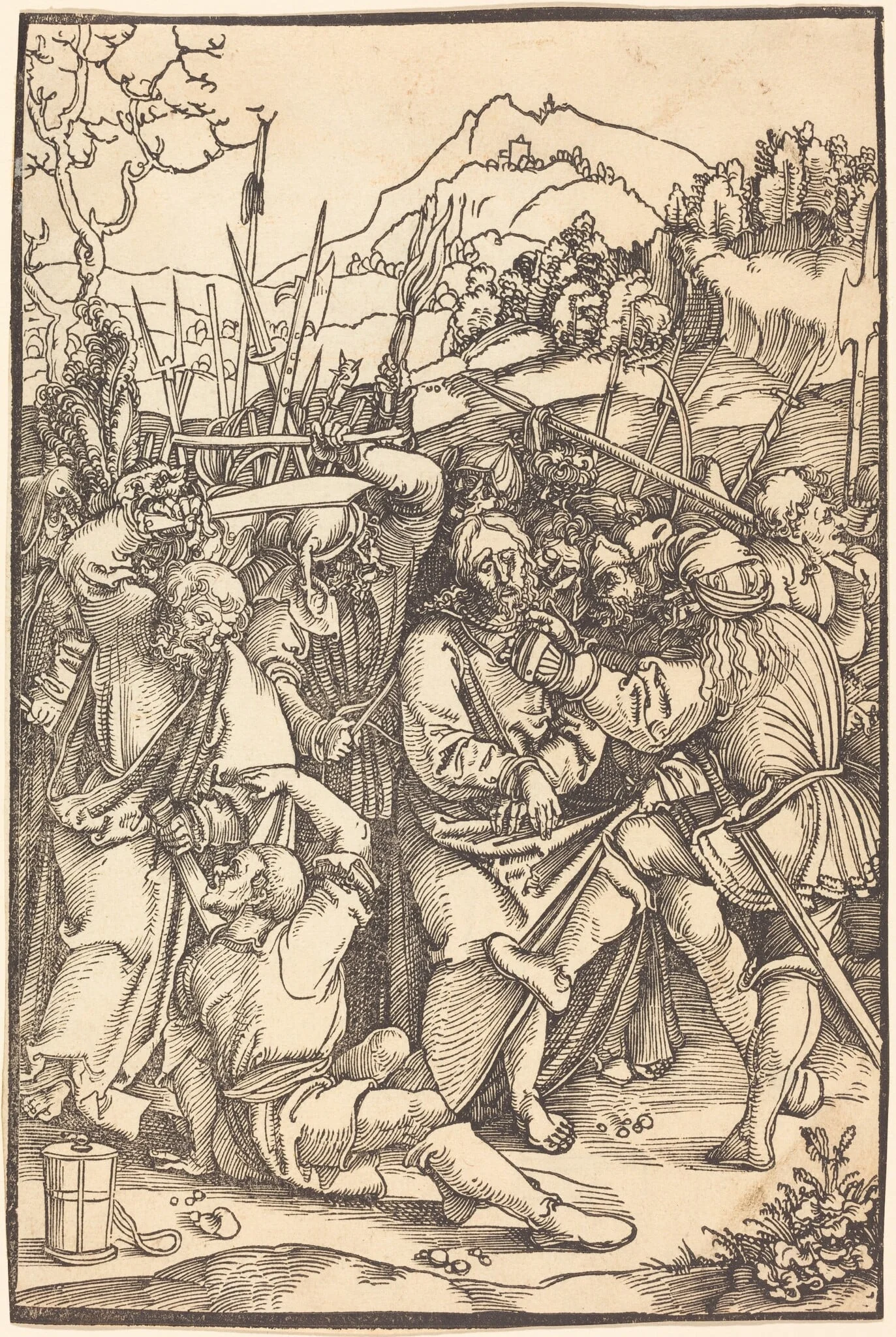 Christ Taken Prisoner, detail