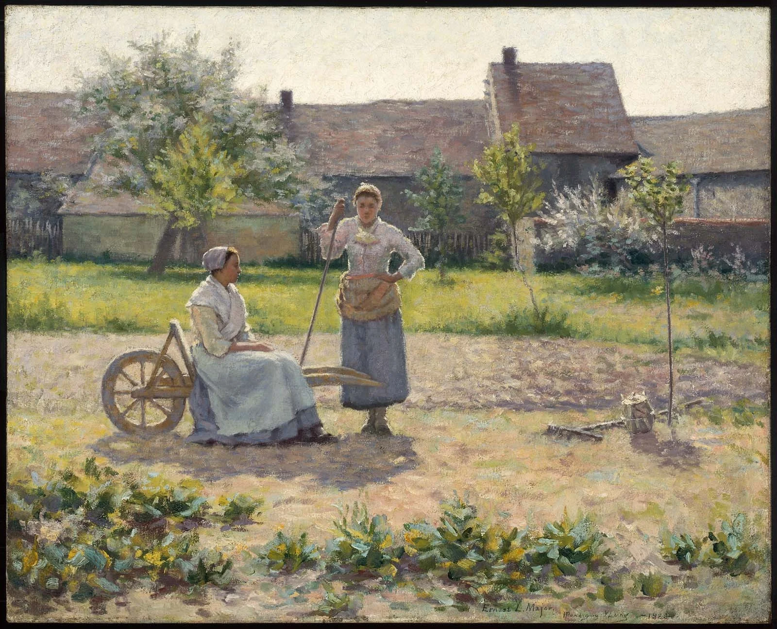 Resting — Montigny-sur-Loing, detail