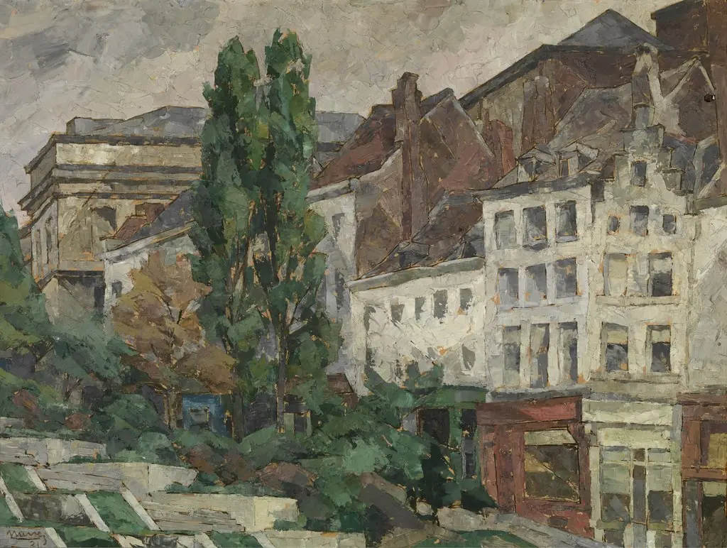 The Hofberg at Brussels, by Arthur Navez, unspecified, 1921