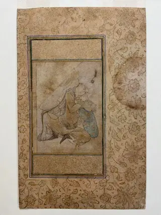 Untitled, by Reza `Abbasi, paint