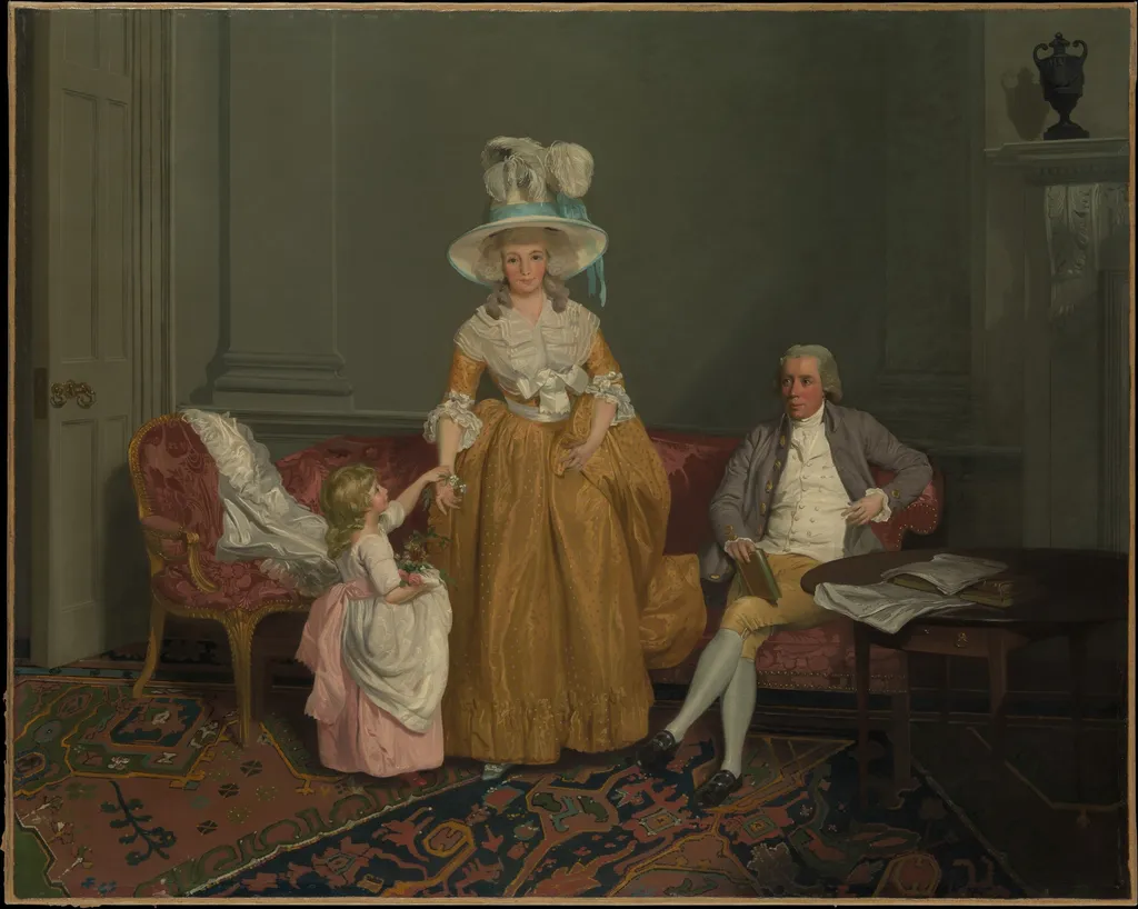 The Saithwaite Family, by Francis Wheatley, oil, 1793