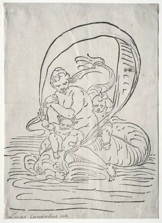 The Triumph of Amphitrite, by Luca Cambiaso, 1504