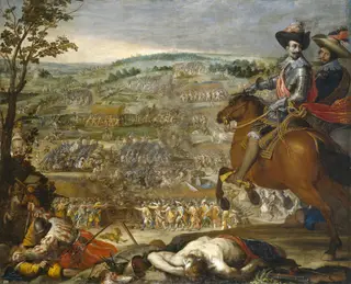 The Victory of Fleurus, by Vincenzo Carducci, oil, 1634