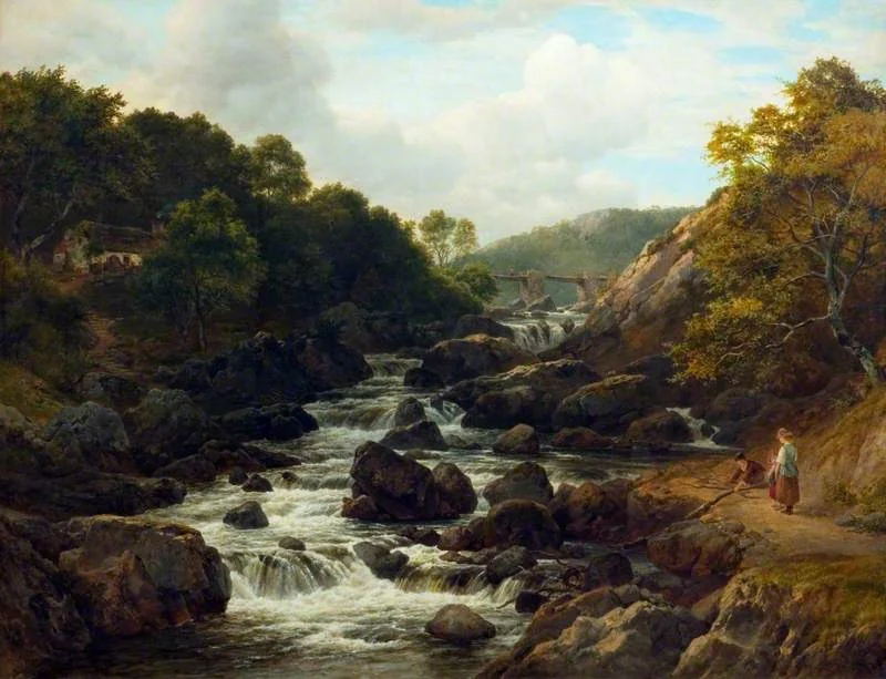 On the Lledr, detail
