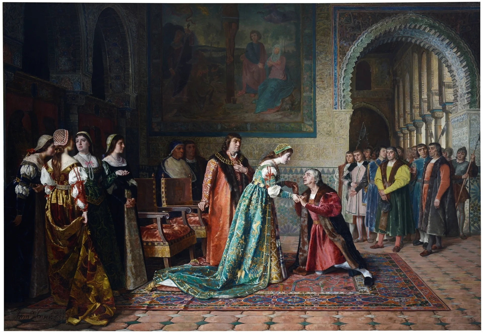 Reposición de Colón, detail
