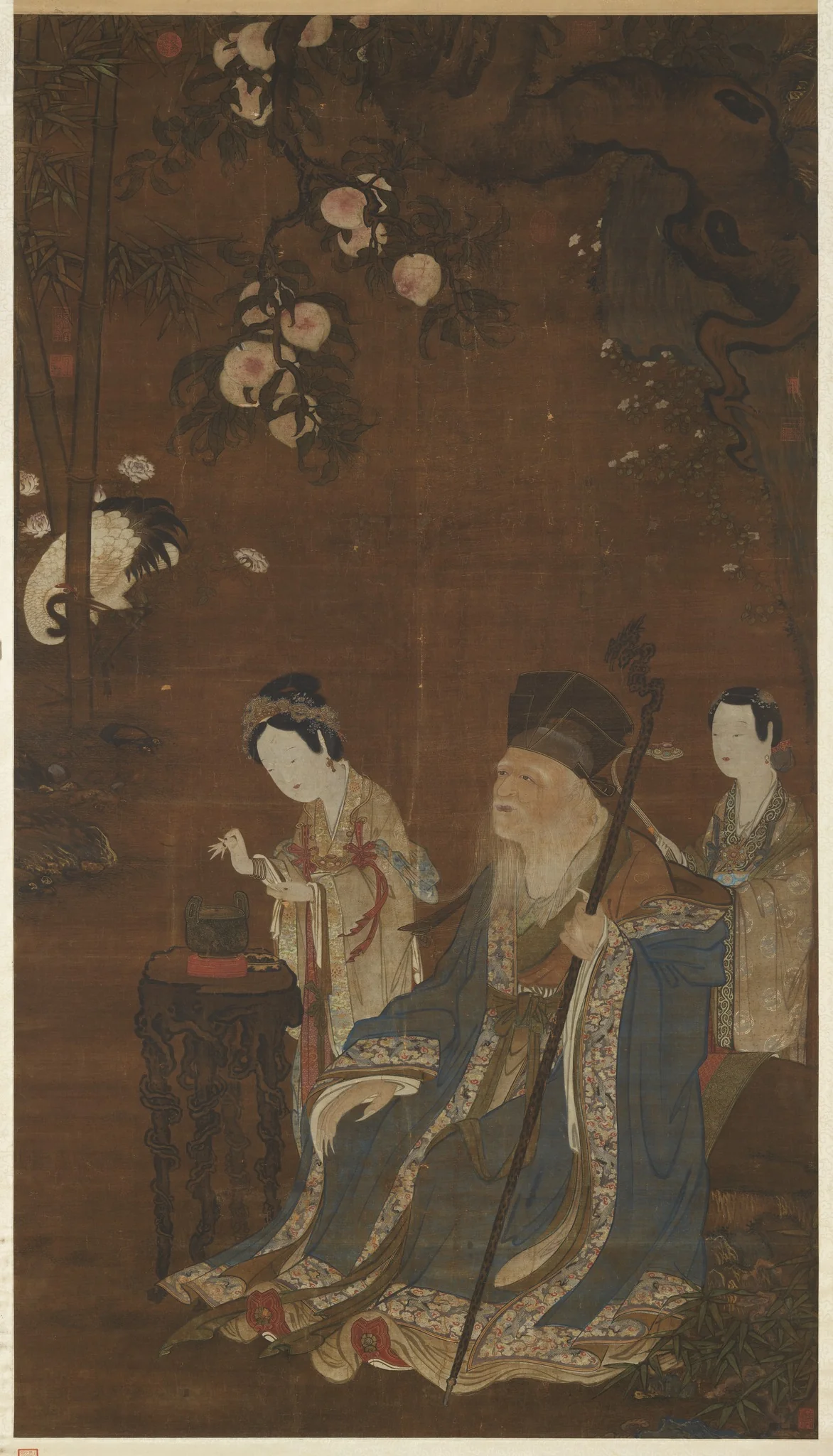 The Immortal Chang Kuo-lao at Repose, detail