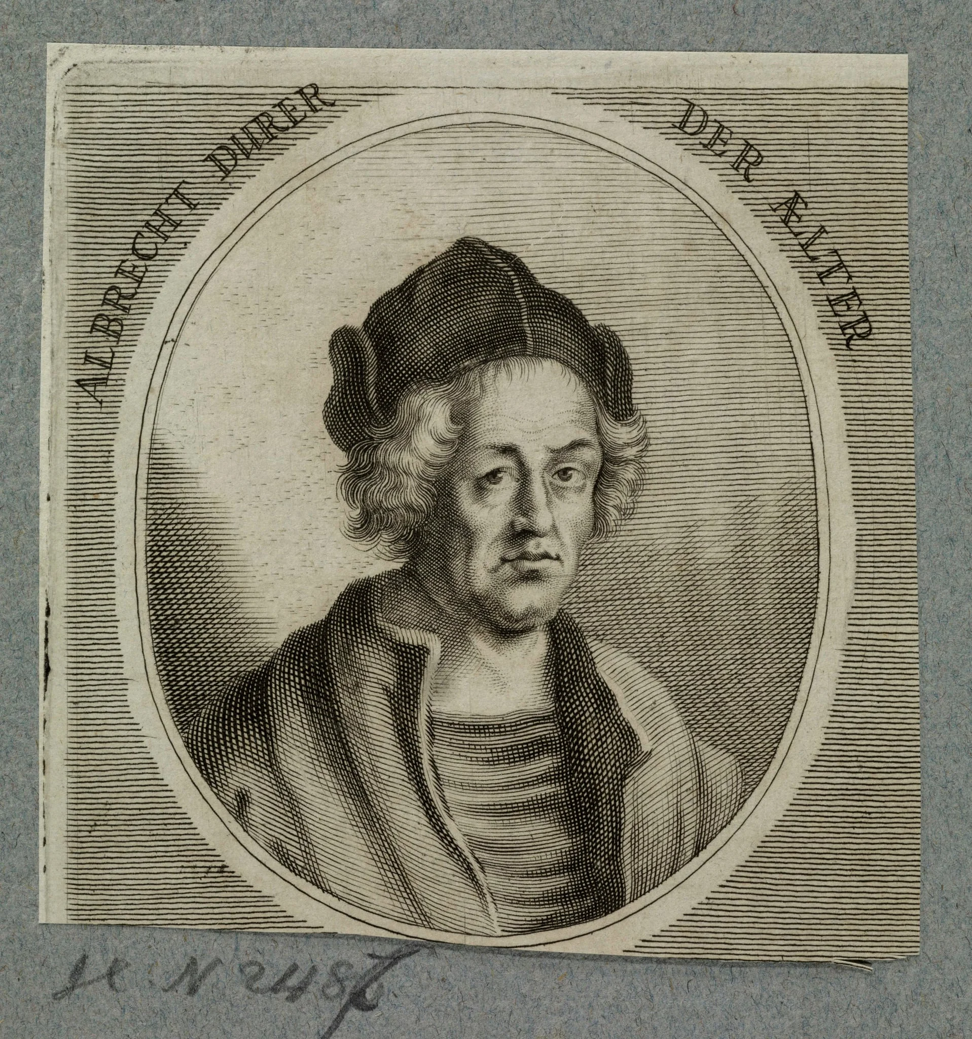 Bildnis des Albrecht Dürer d.Ä., detail