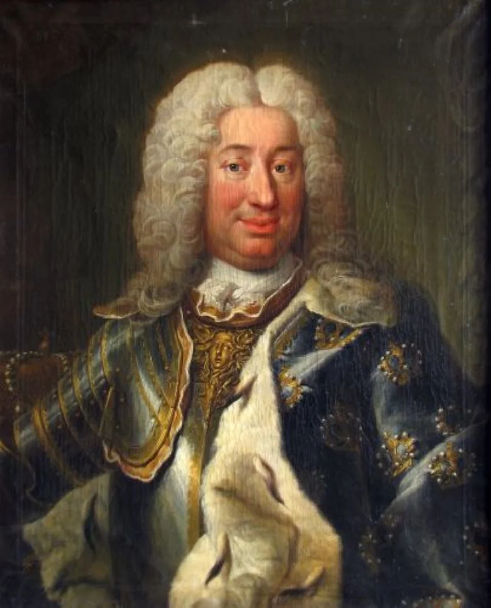 Fredrik I, regele Suediei, detail