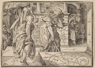 Christ Tells His Disciples of the Last Judgment, by Christoph Murer, ink, 1630