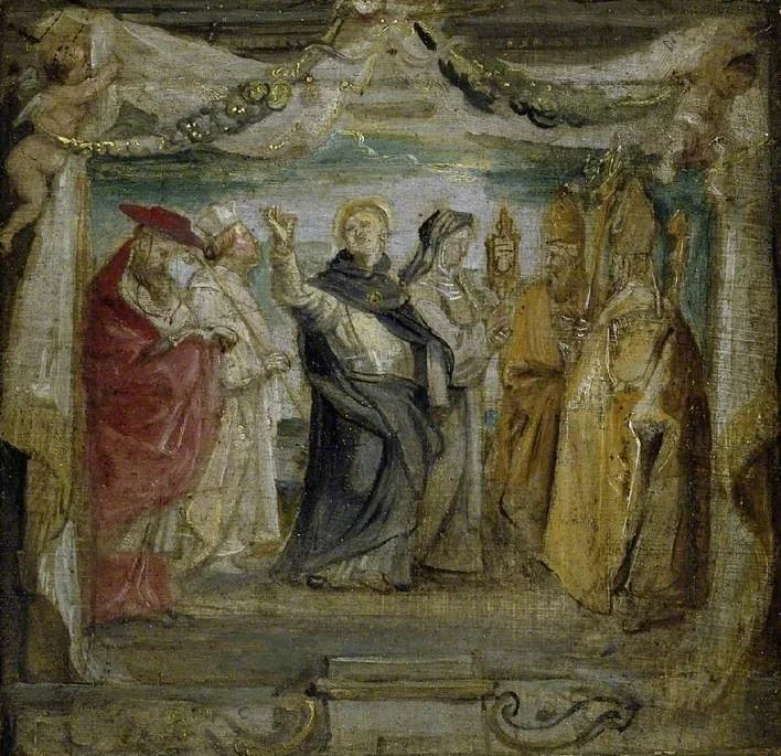 The Defenders of the Eucharist, detail