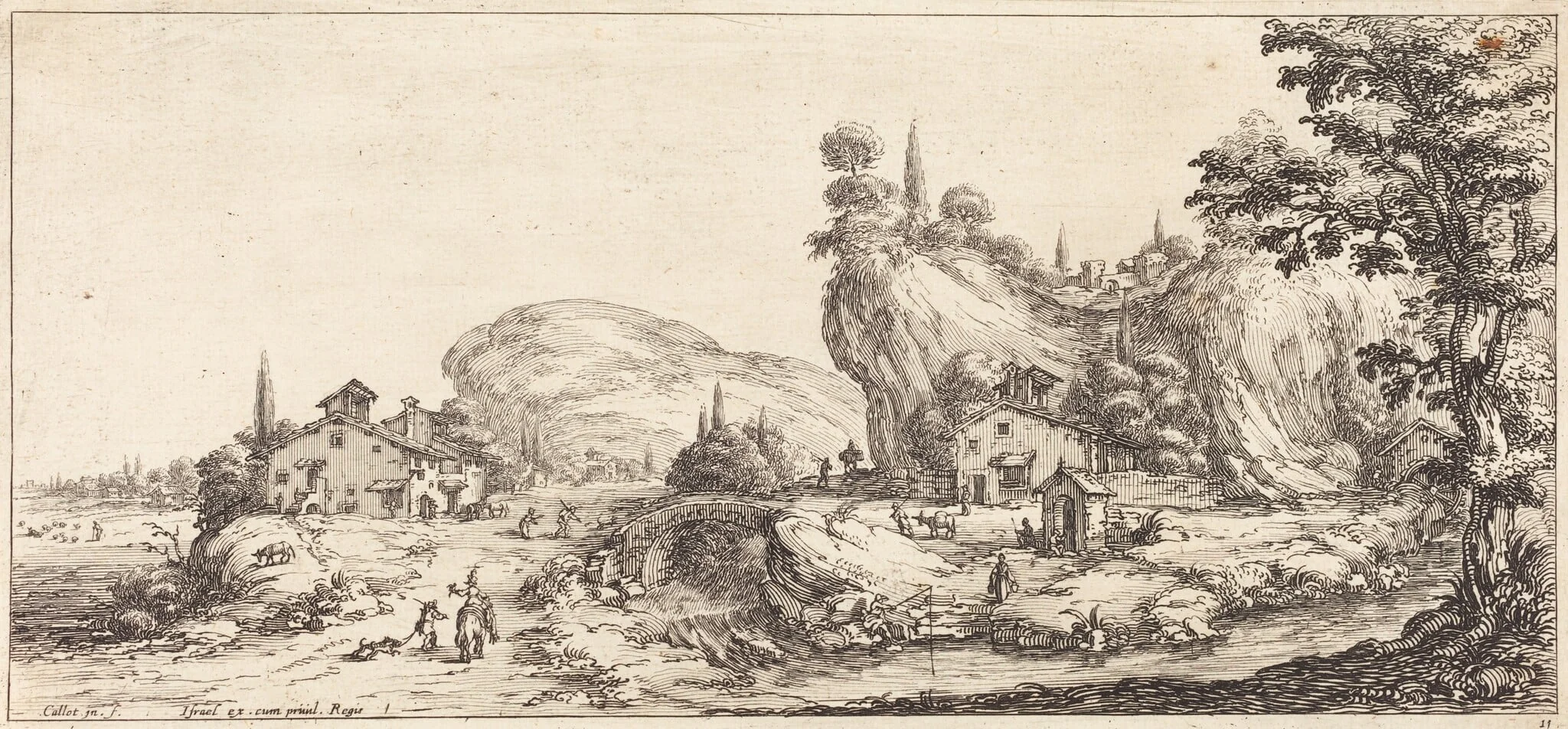 Returning Home from the Hunt, detail