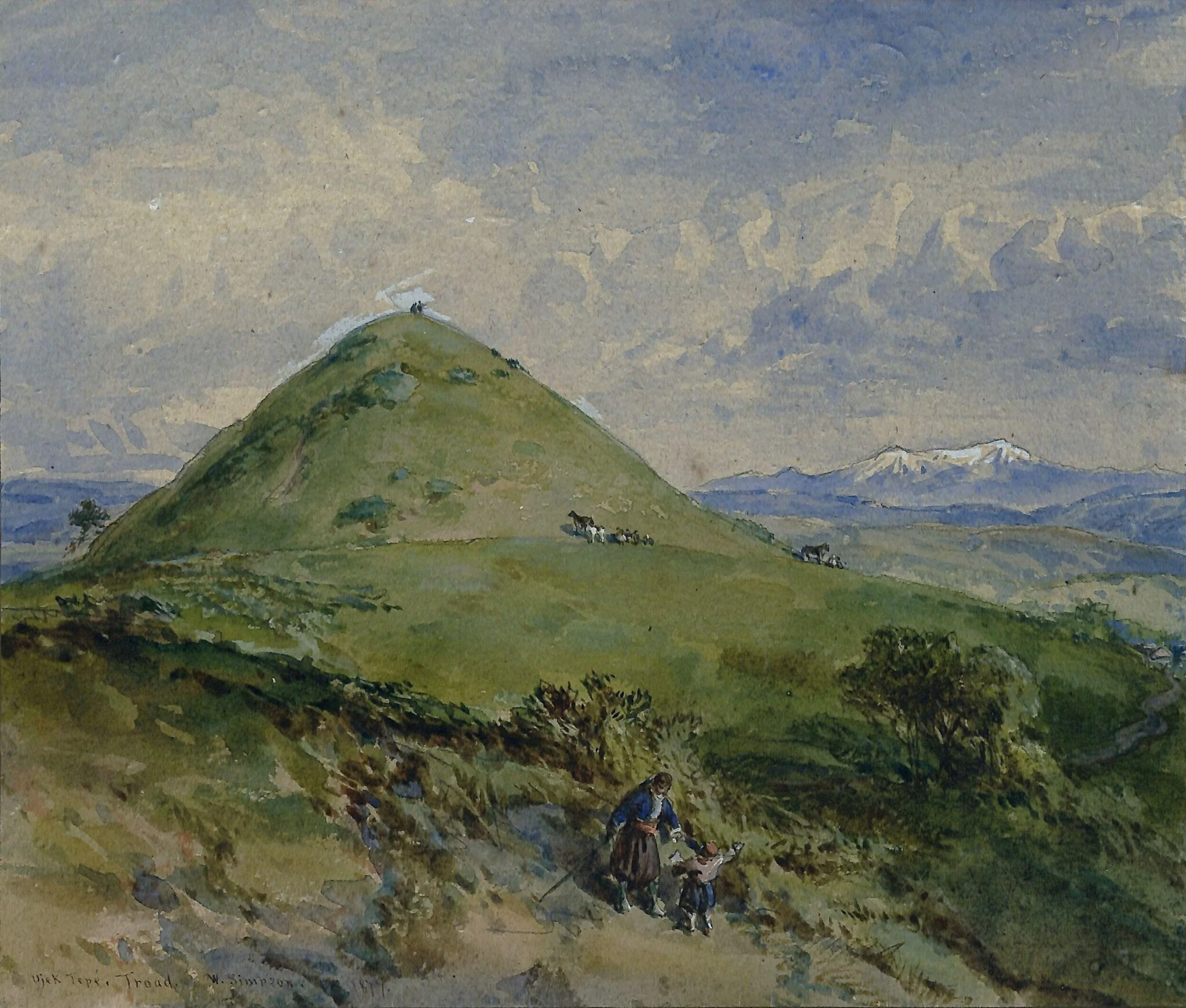 Tumulus of Ujek Tepeh in the Troad, detail