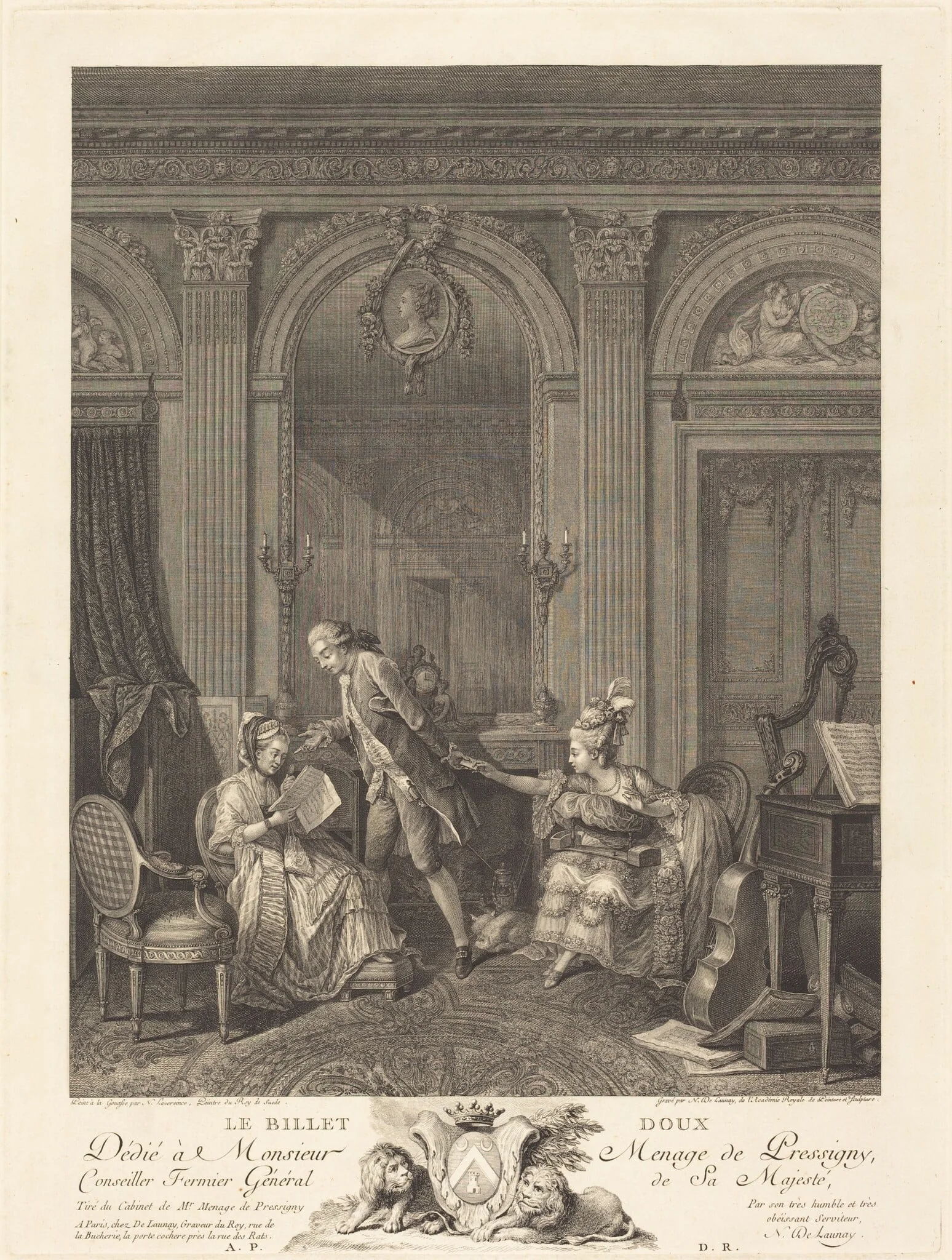 Le Billet doux, detail