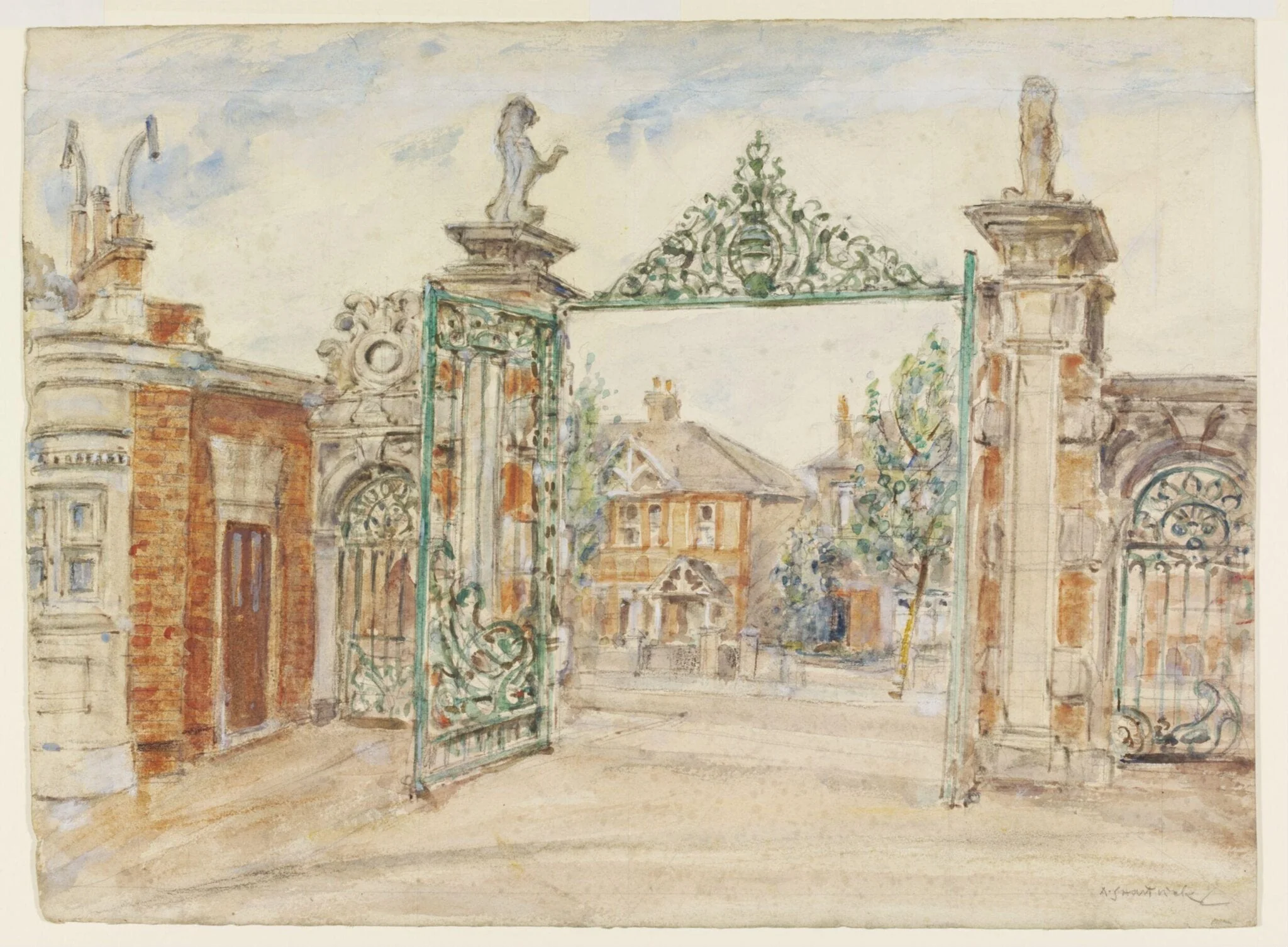 The Gateway, Boston Manor Park, Brentford., detail