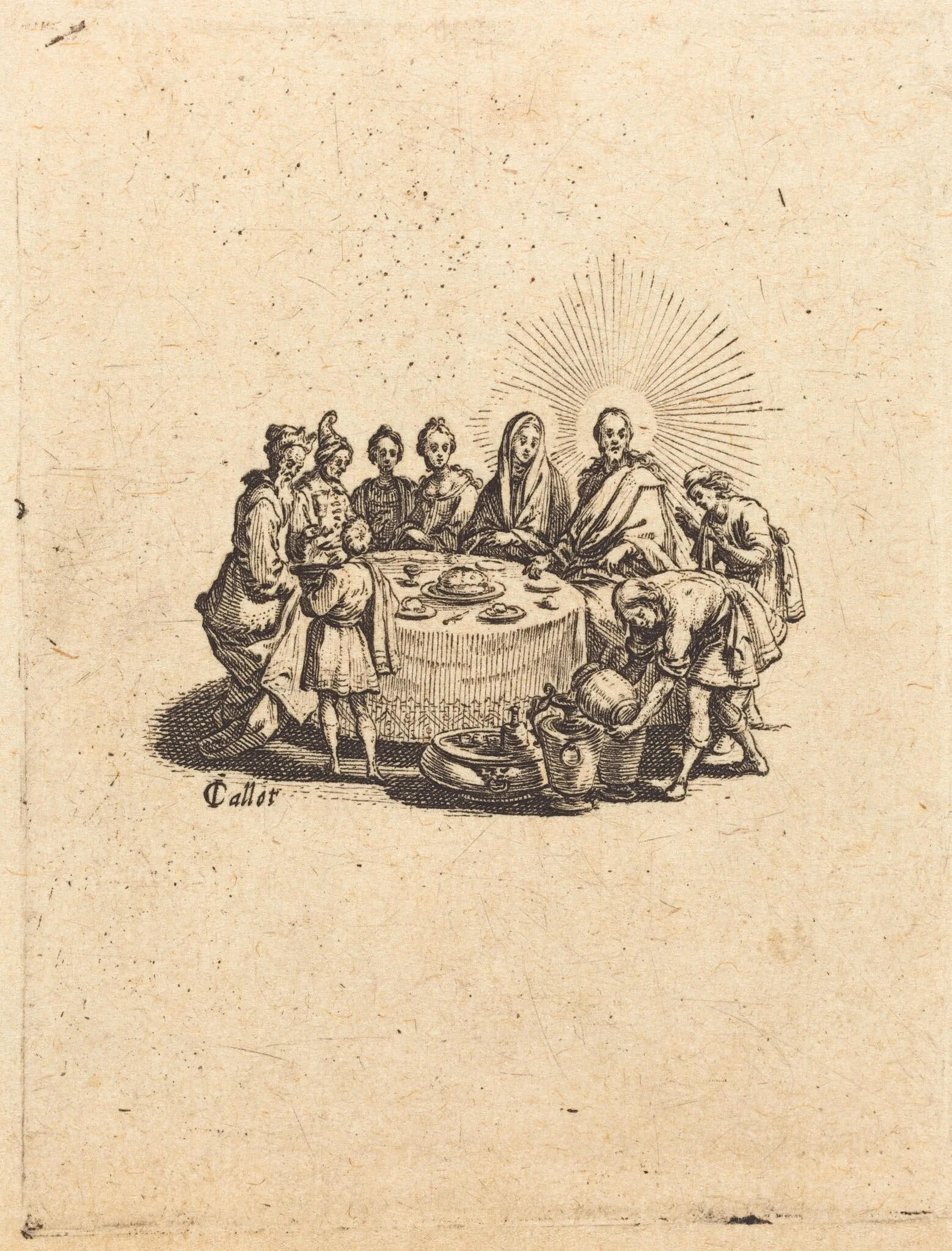 The Marriage at Cana, detail