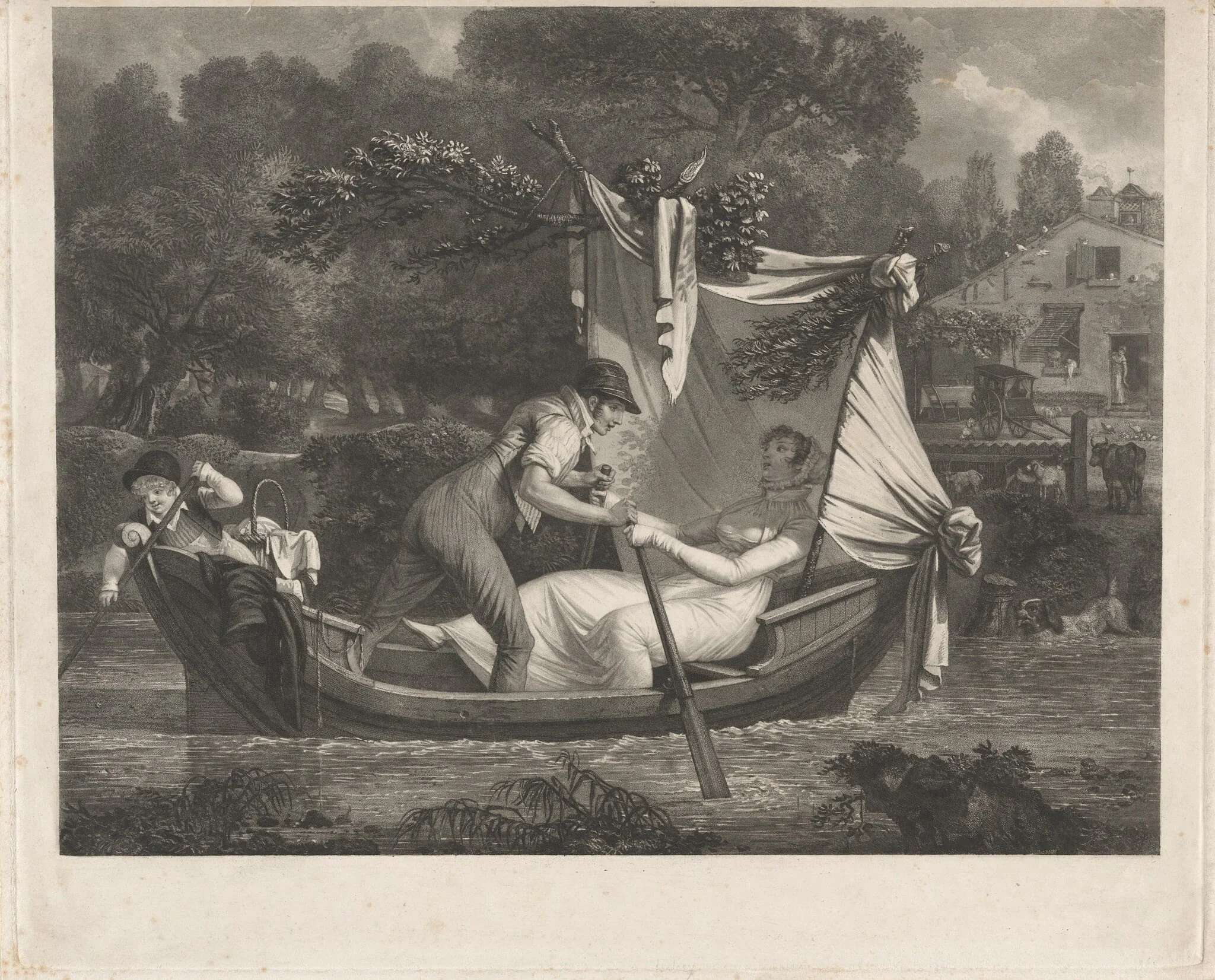 The Little Boat, or The Happy Union, detail