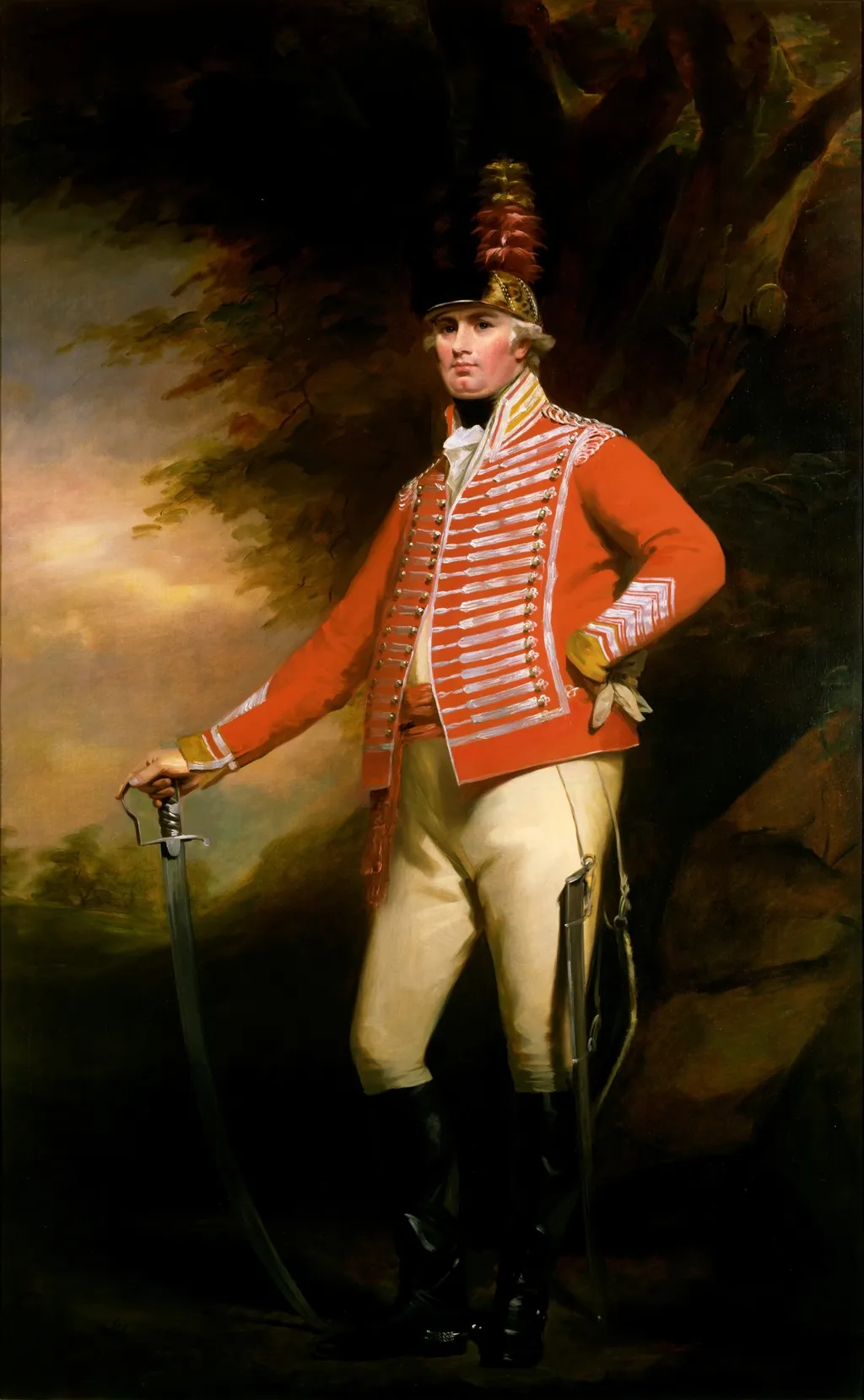 Portrait of Lieutenant Colonel William Shirriff, H.E.I.C.S. (1759/1760-1802), by Henry Raeburn, oil, 1799