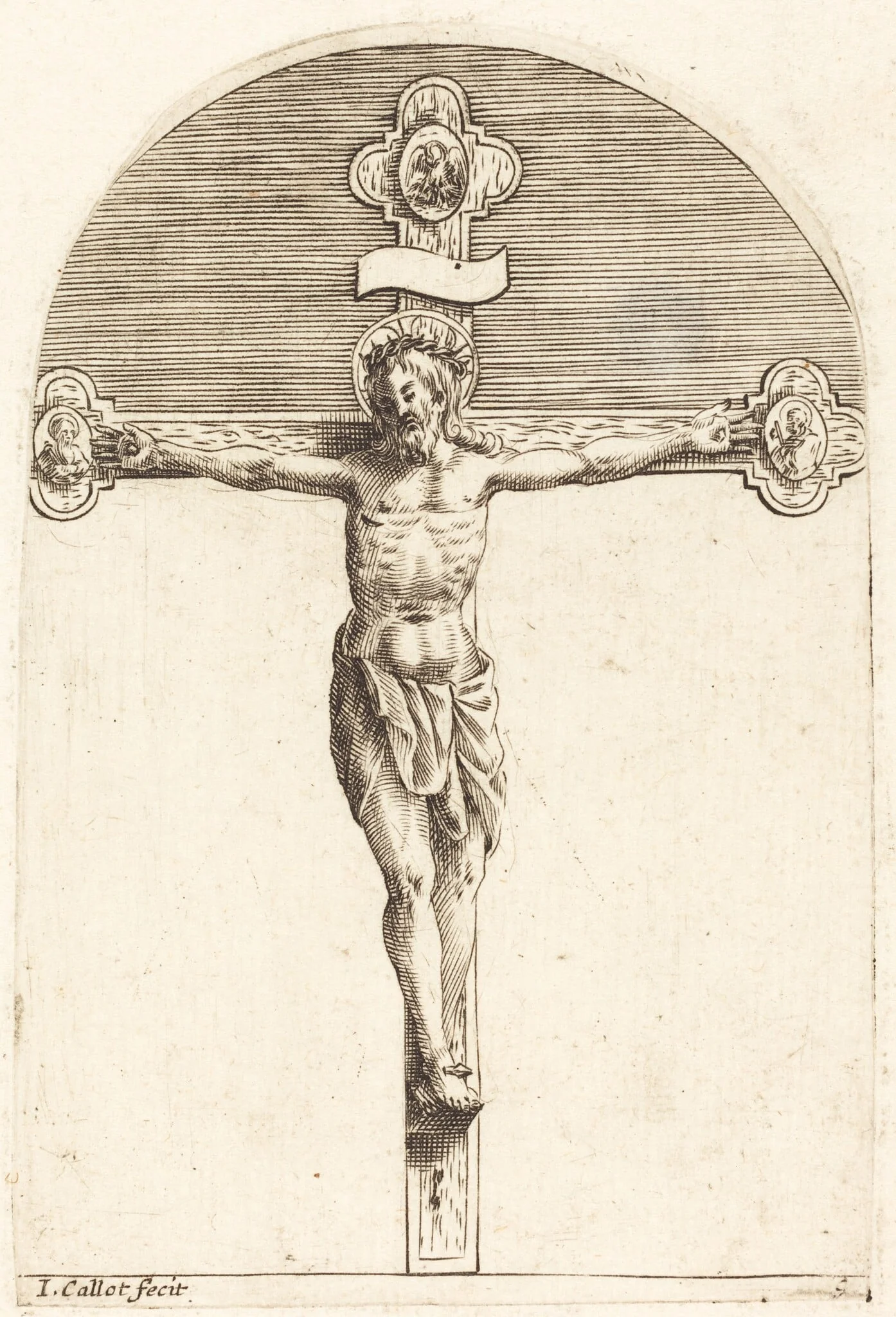 The Crucifixion, detail