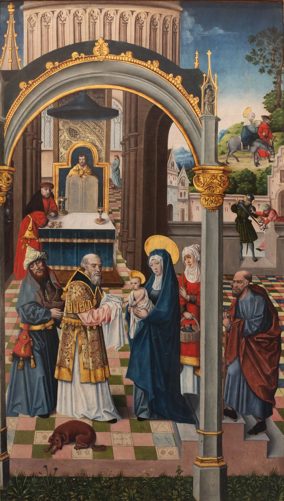 Presentation of Jesus Christ at the Temple, detail