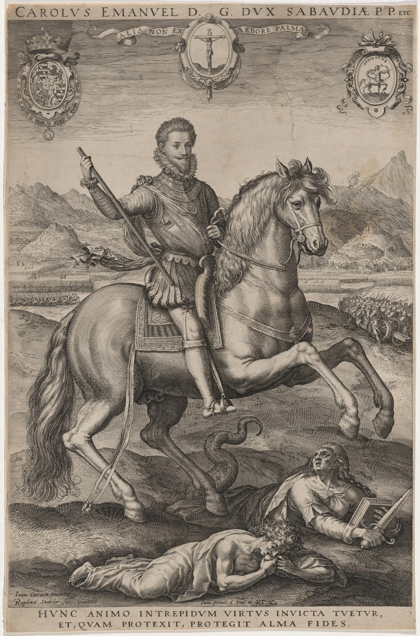 Charles Emmanuel, Prince of Piedmont, detail