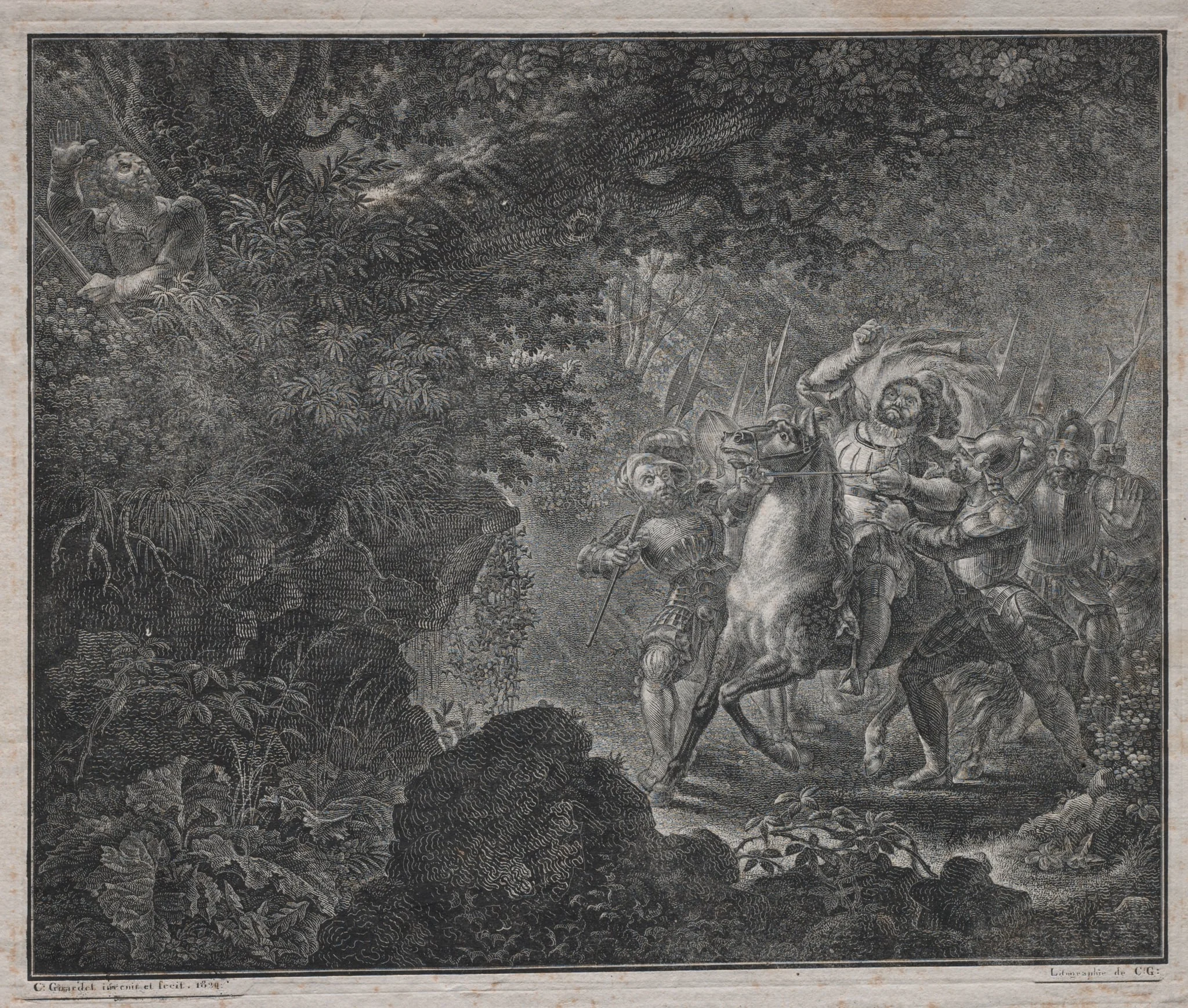 William Tell at Küssnacht, detail