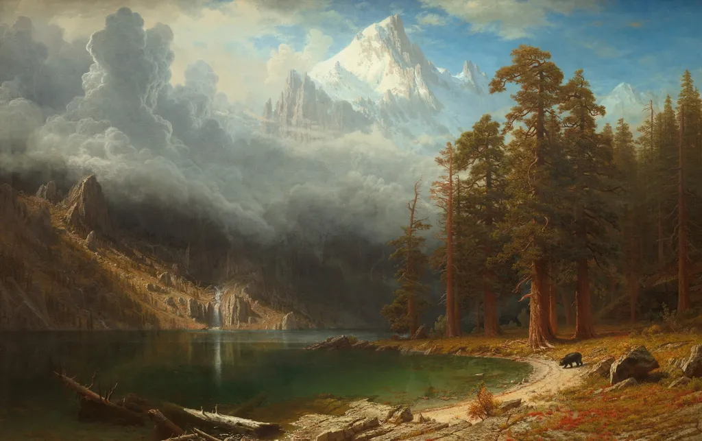 Mount Corcoran, by Albert Bierstadt, oil, 1876