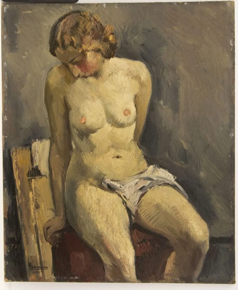 Studiu de nud, detail