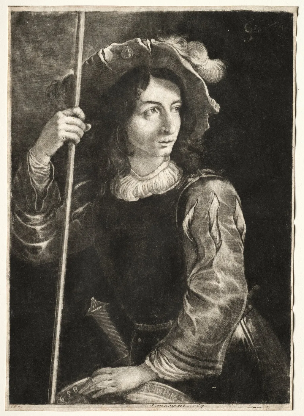 The Standard Bearer, by Prince Ruprecht, 1658