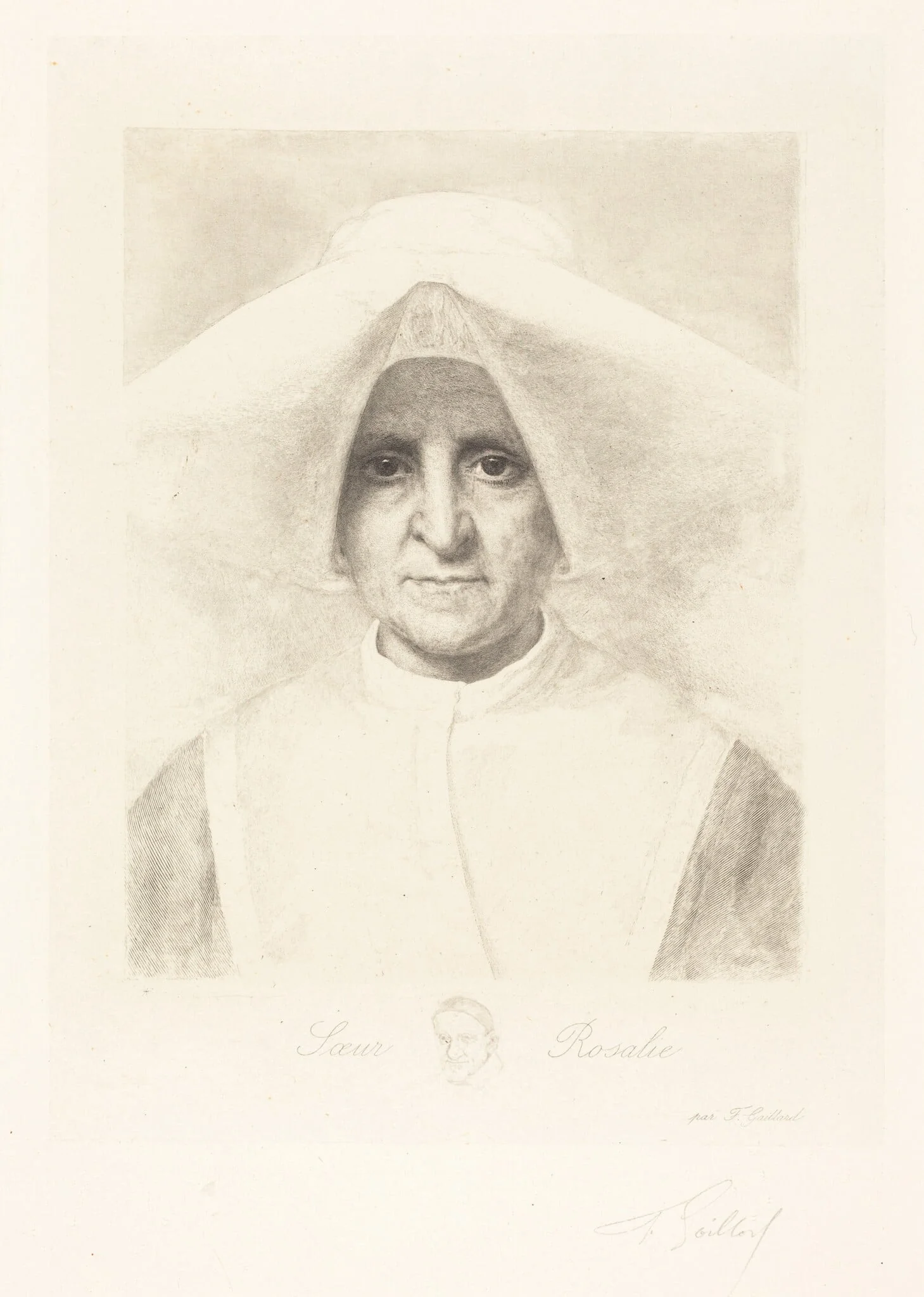 Sister Rosalie (Soeur Rosalie), detail