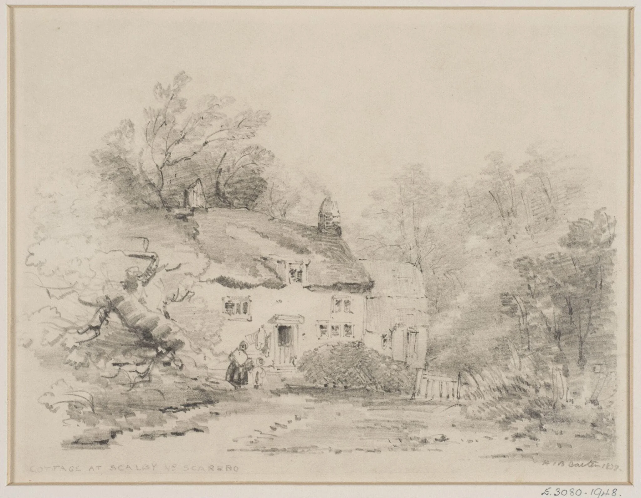 Cottage at Scalby, nr. Scarborough, detail