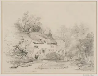 Cottage at Scalby, nr. Scarborough, by Henry Barlow Carter, 1838