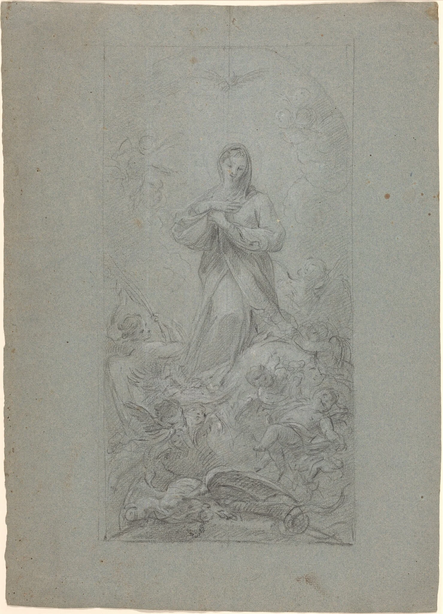 The Virgin Immaculate, detail