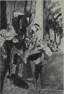 Bouquet of Flowers on a Veranda, detail