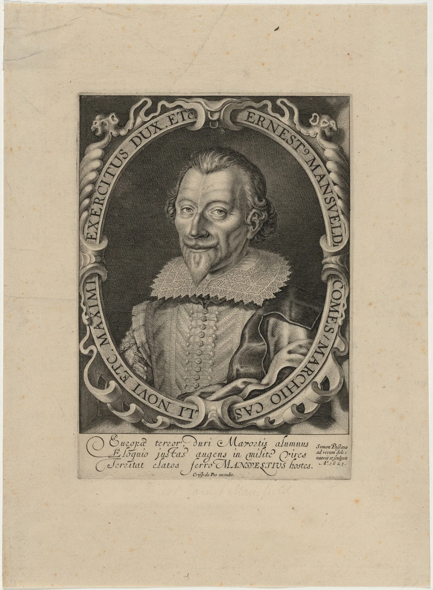 Ernest, Count of Mansfeld, detail