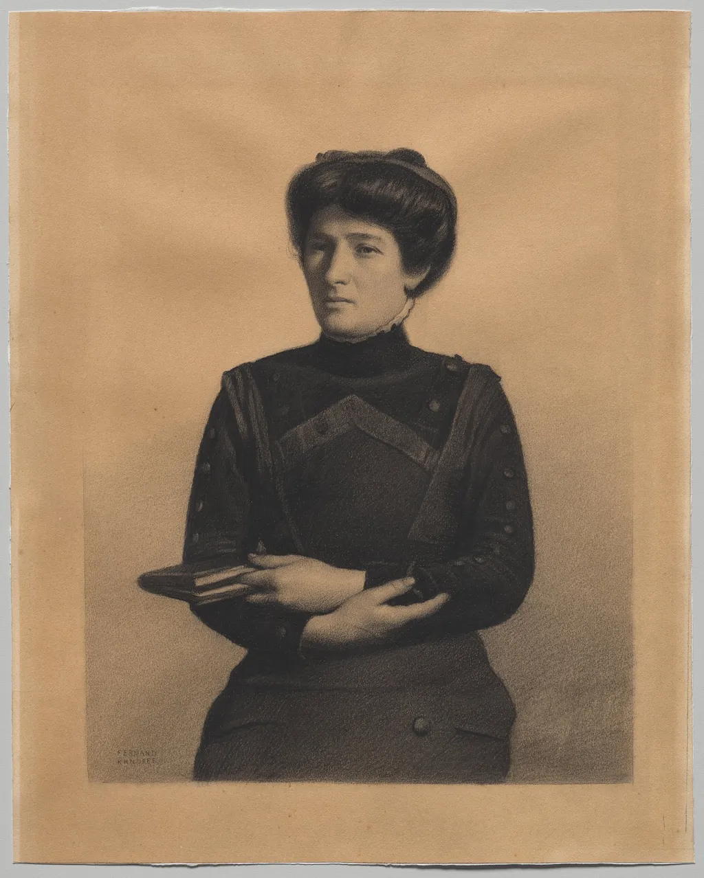Portrait of Madame Jules Ricard, née Augustine Bulteau, by Fernand Khnopff, 1893