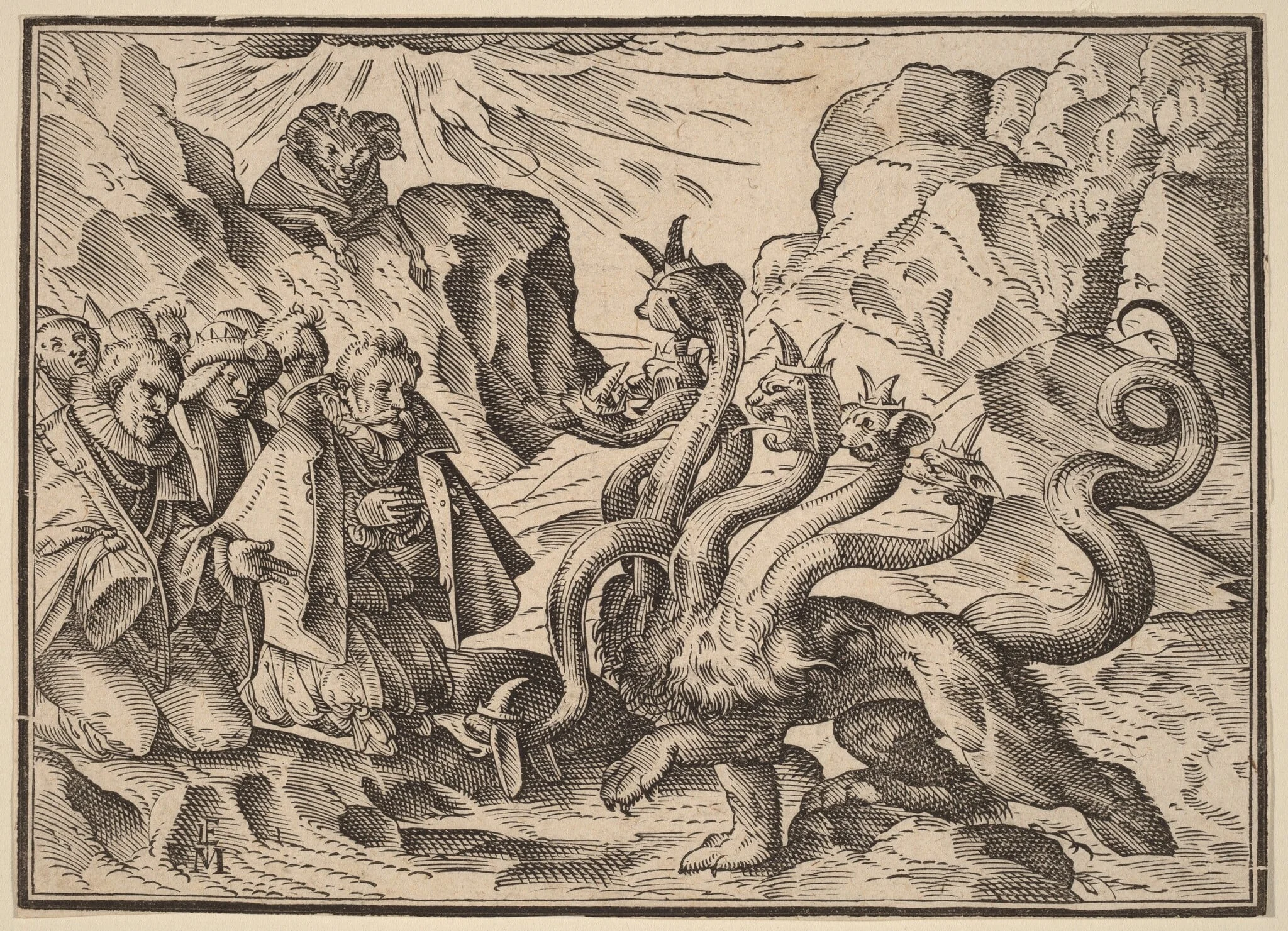 The Four Horsemen of the Apocalypse, detail