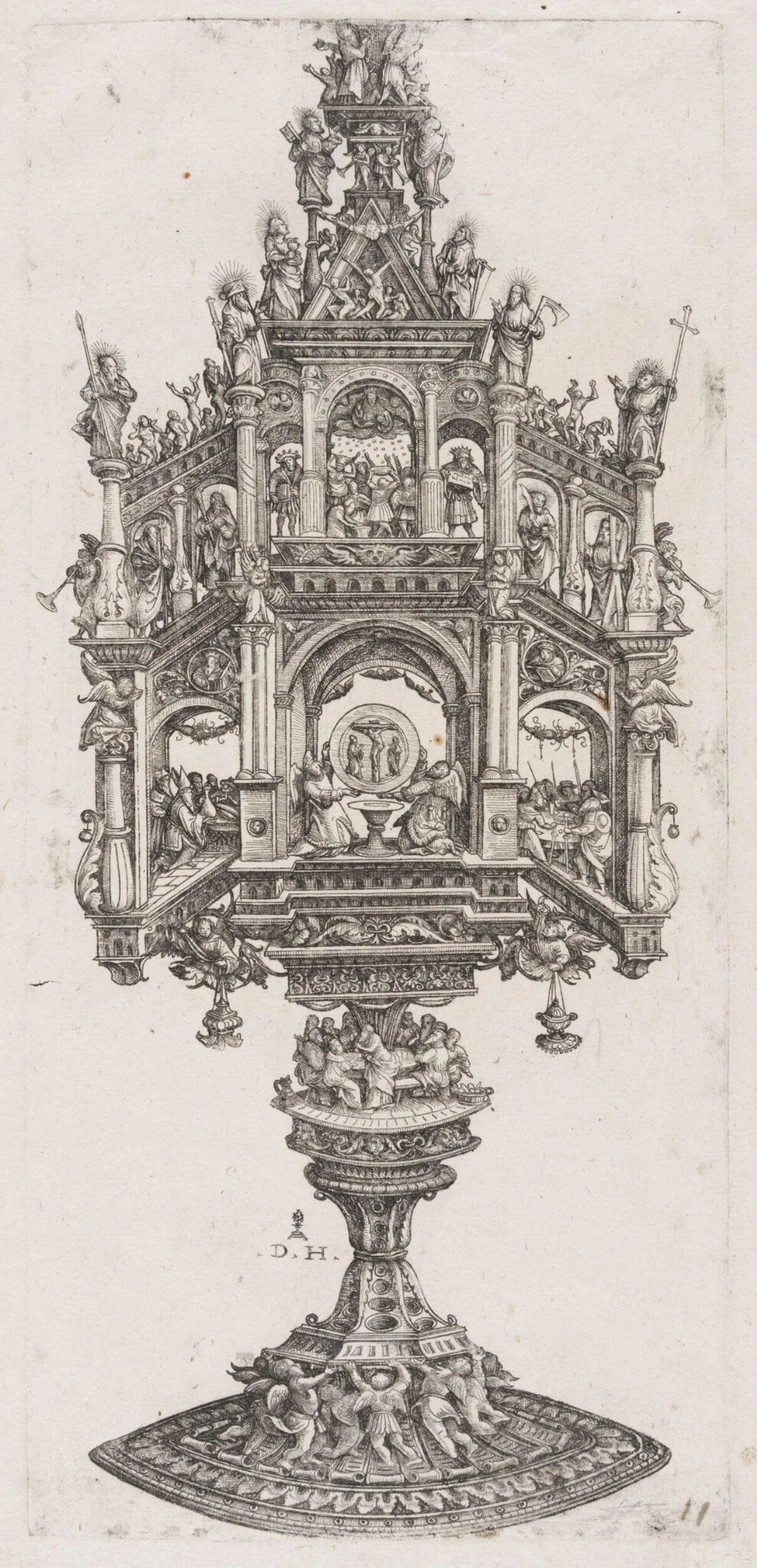 A Monstrance, detail