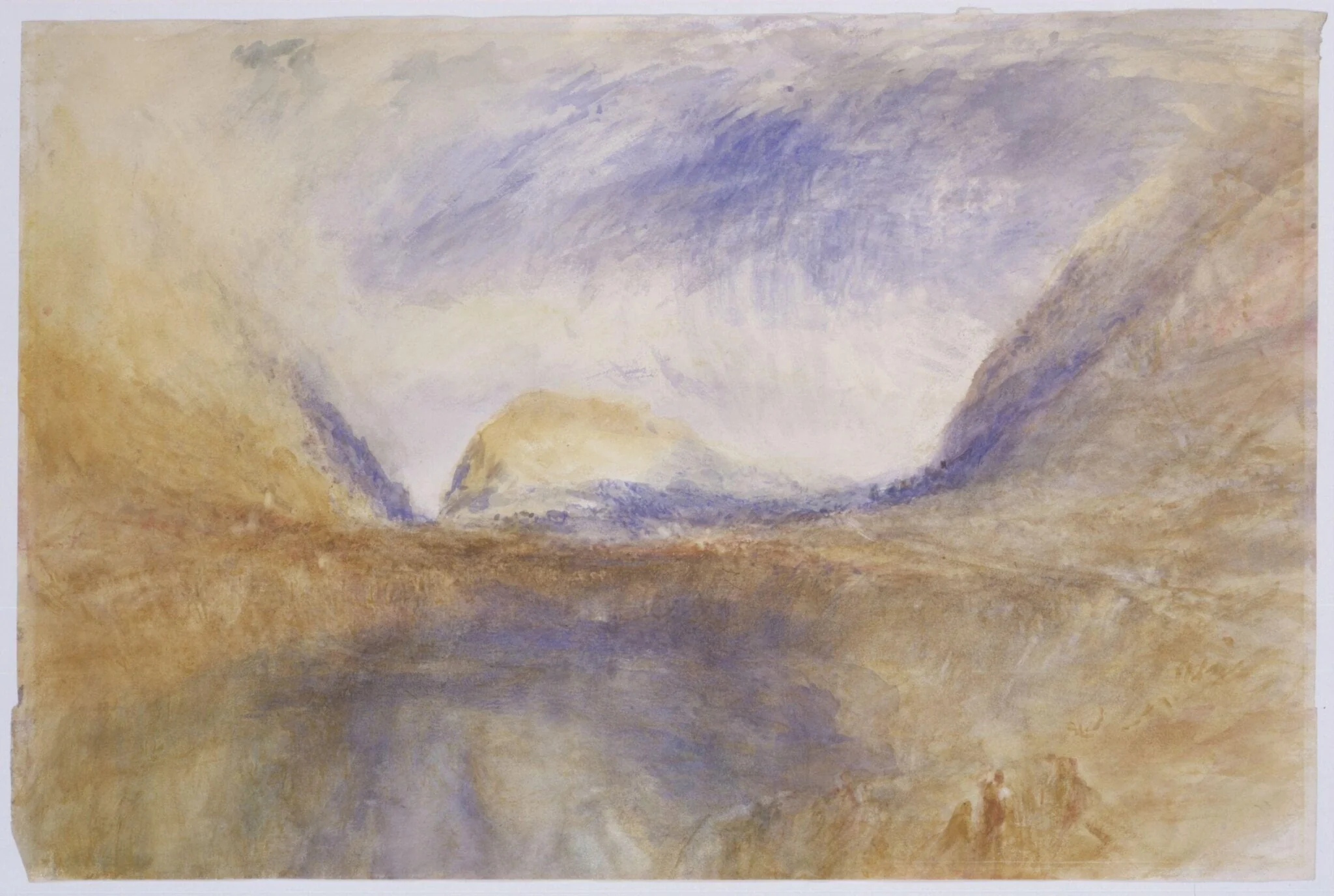 Mountainous Landscape, detail