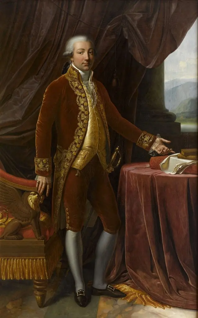 Portrait posthume de Charles Marie Bonaparte (1746-1786), by Anne-Louis Girodet, oil, 1805