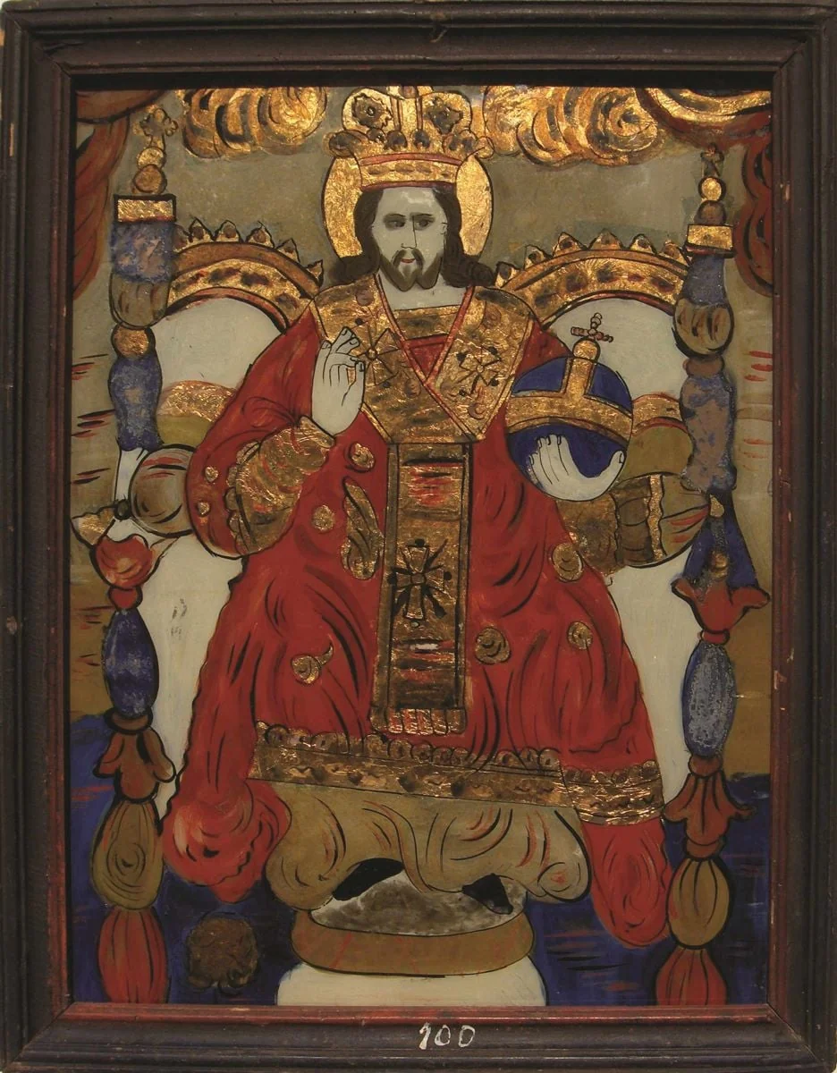 Iisus Hristos Mare Arhiereu și Învățător, tronând, detail