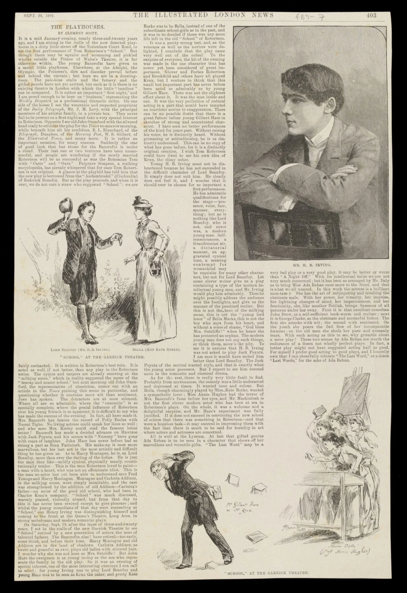 H Beard Print Collection, detail