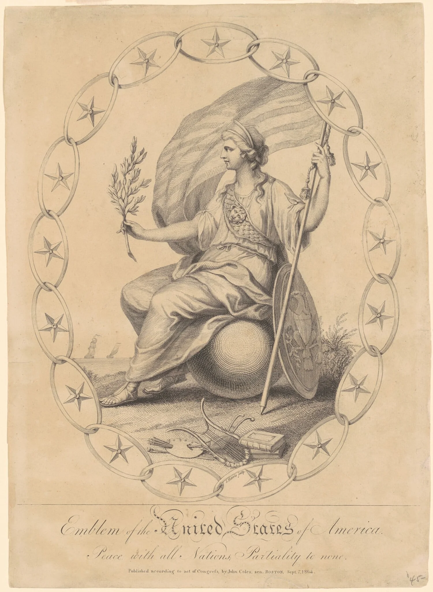 Emblem of the United States of America, detail