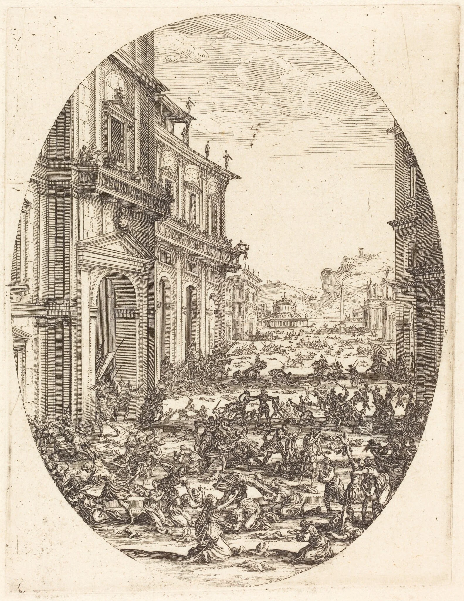 The Massacre of the Innocents, detail