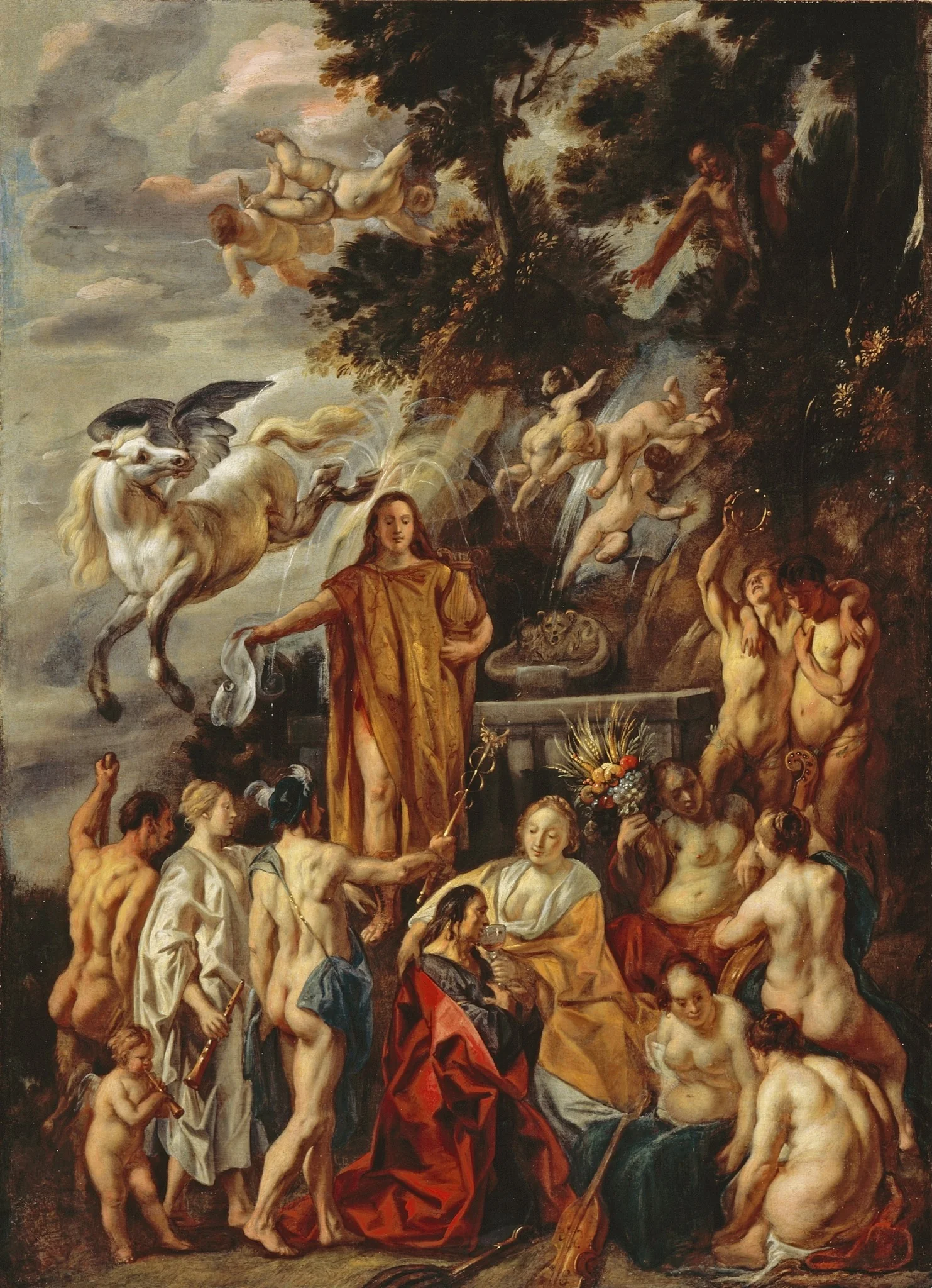 Allegory of the Poet, detail