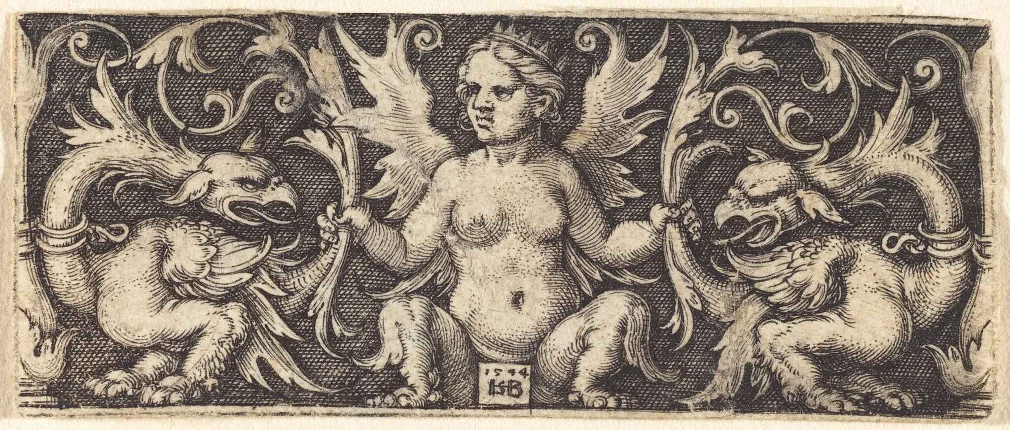 Ornament with Female Demon, detail