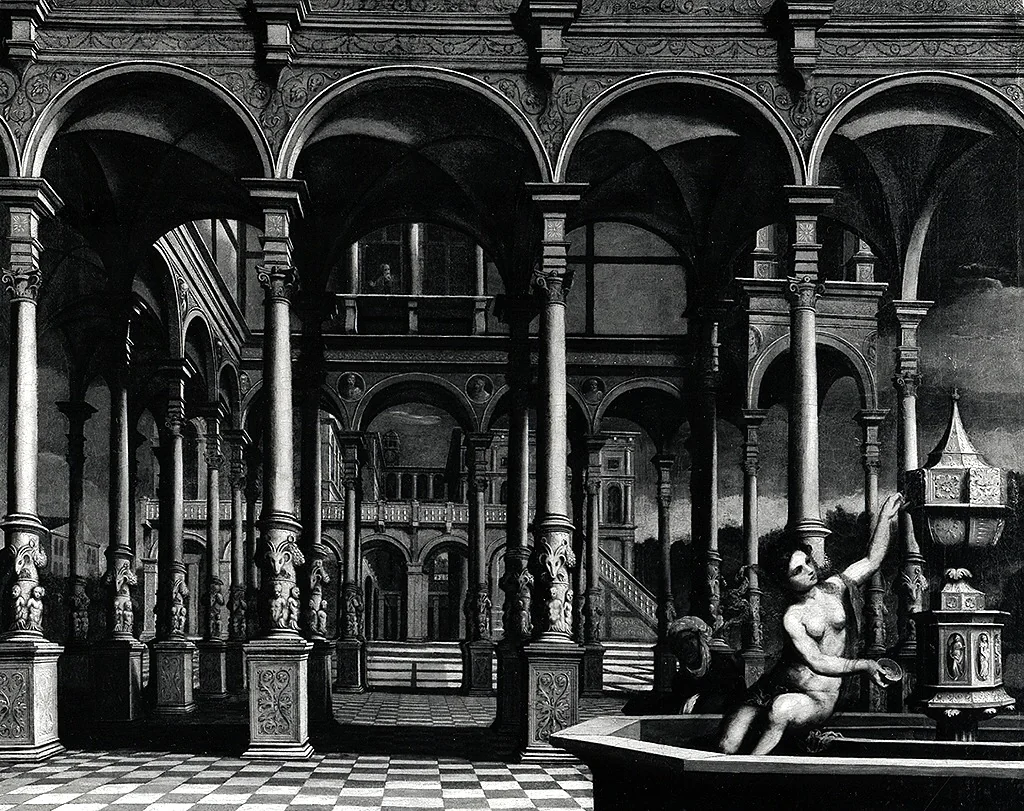 David and Bathsheba, detail