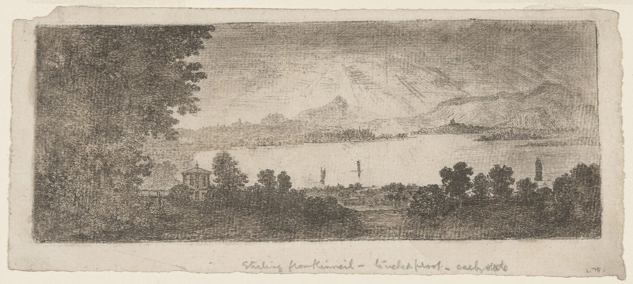 Stirling from Kinneil, detail