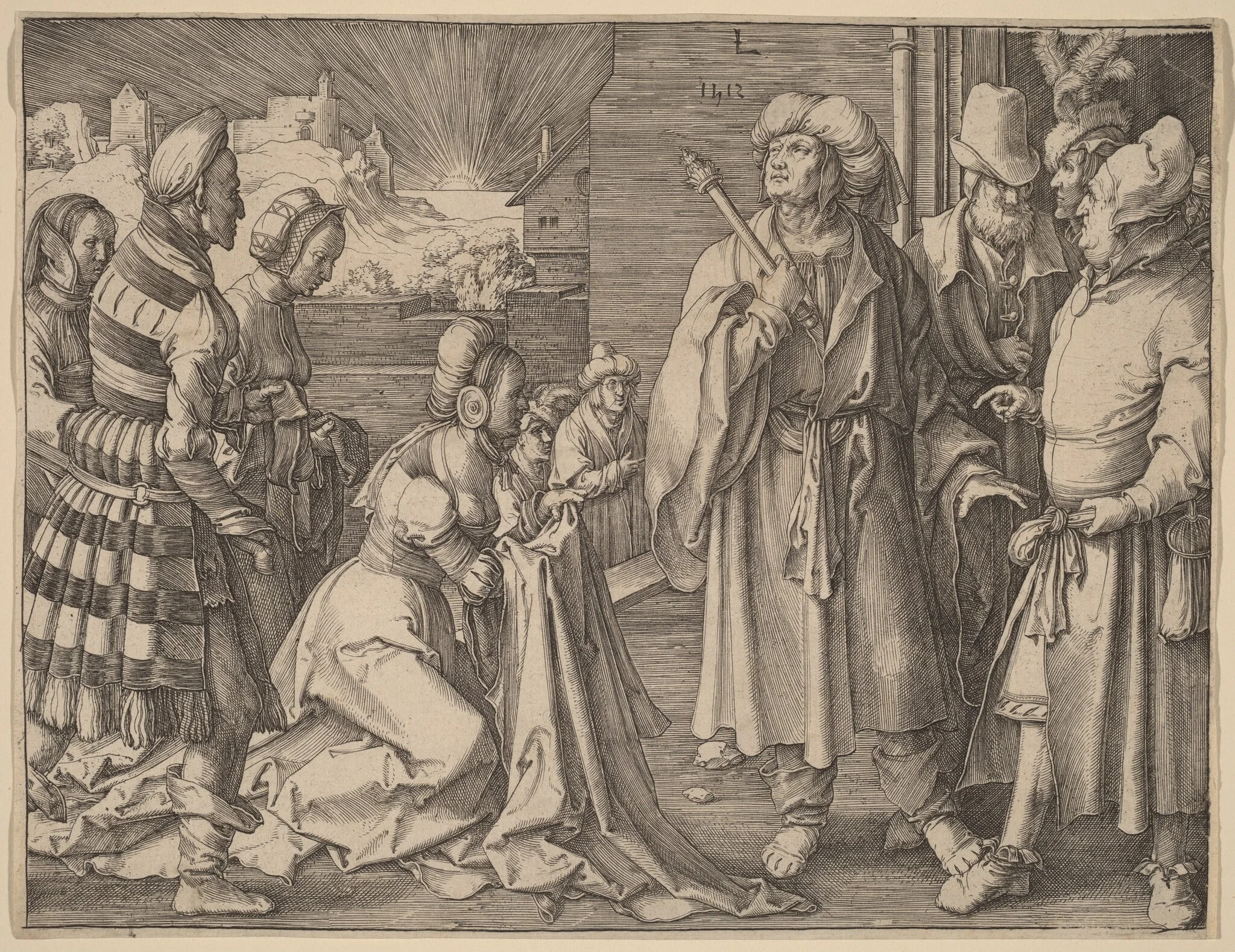 Potiphar's Wife Accusing Joseph, detail