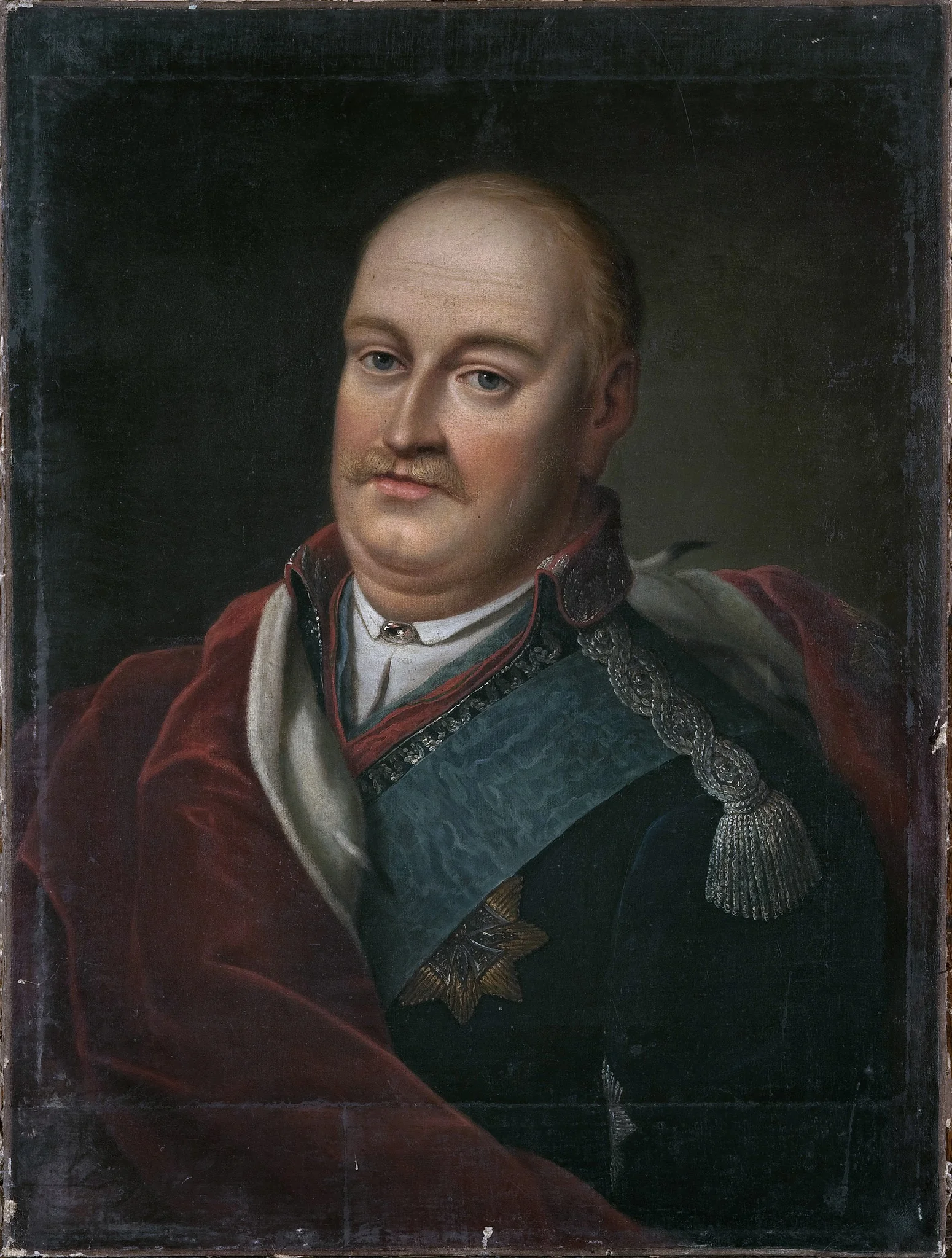 Portrait of Karol II Stanisław Radziwiłł (1734–1790) nicknamed “Panie Kochanku”, detail